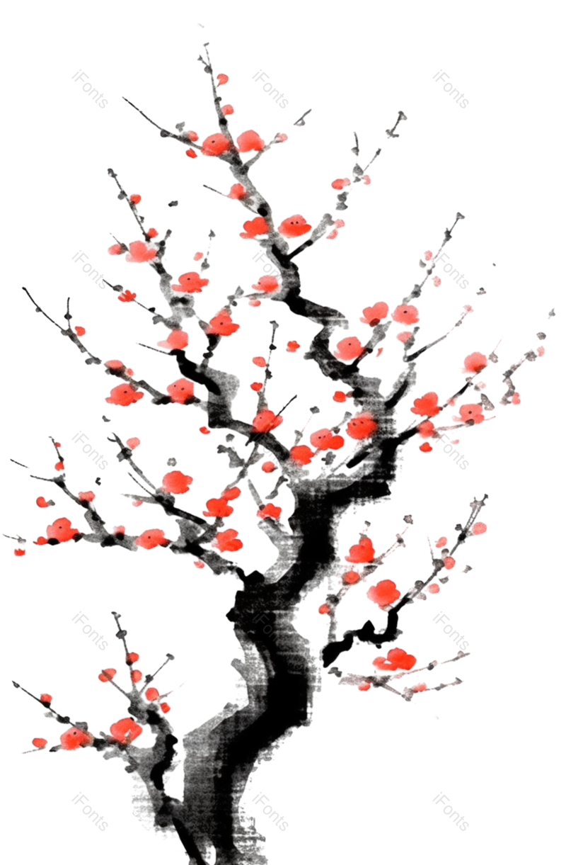 红色的花图片,白色背景元素,PNG,免抠素材